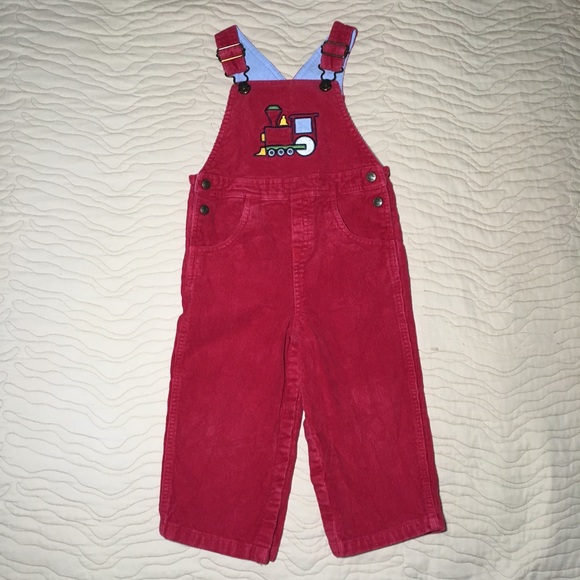 Talbots | One Pieces | 24m Talbot Kids Red Overalls | Poshmark